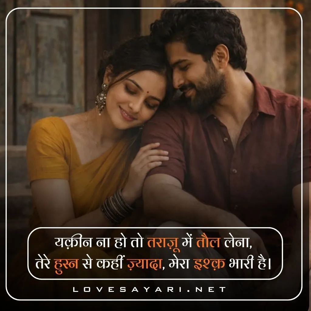 Love Shayari 😍  in Hindi