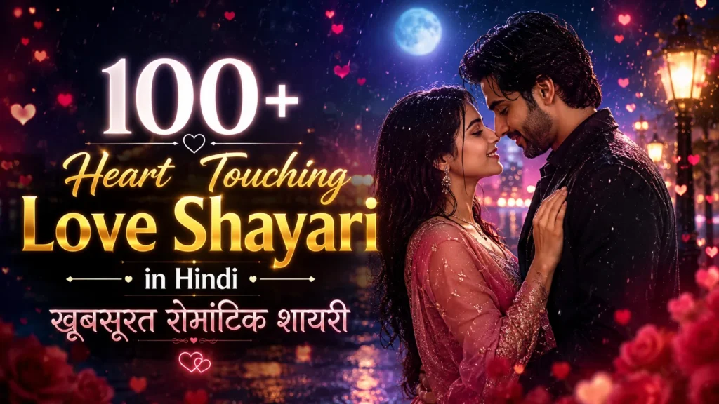100+ Heart Touching Love Shayari in Hindi for Girlfriend & Boyfriend | खूबसूरत रोमांटिक शायरी 