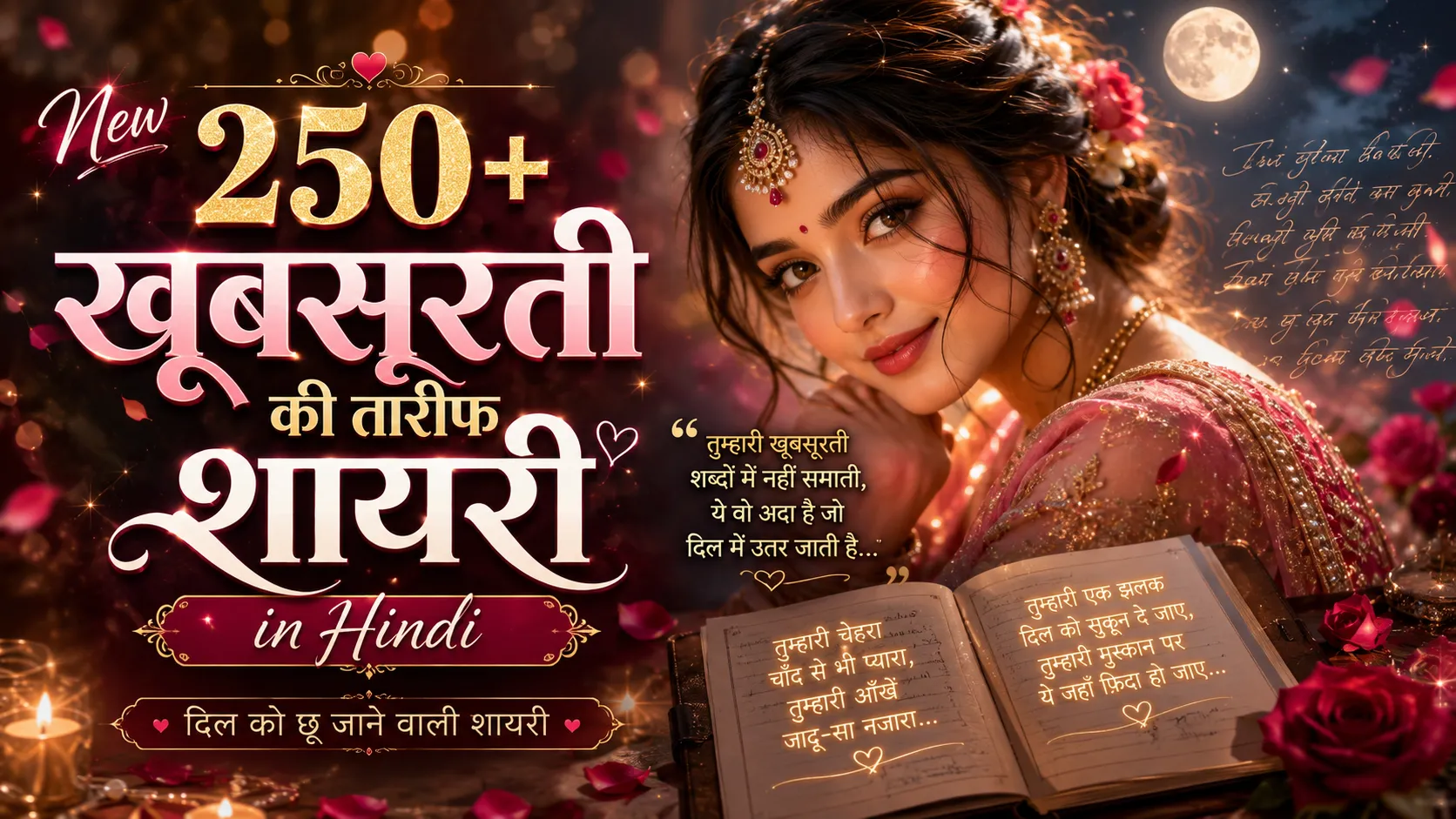 Khubsurti Ki Tareef Shayari in Hindi
