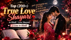 Love Shayari 2 Line in Hindi