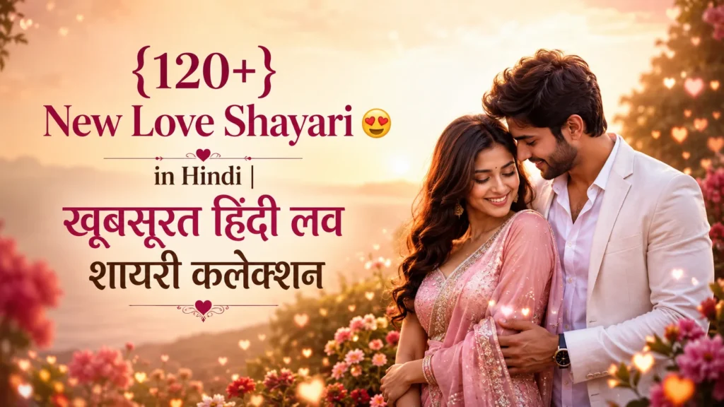 {120+} New Love Shayari 😍  in Hindi | खूबसूरत हिंदी लव शायरी कलेक्शन 
